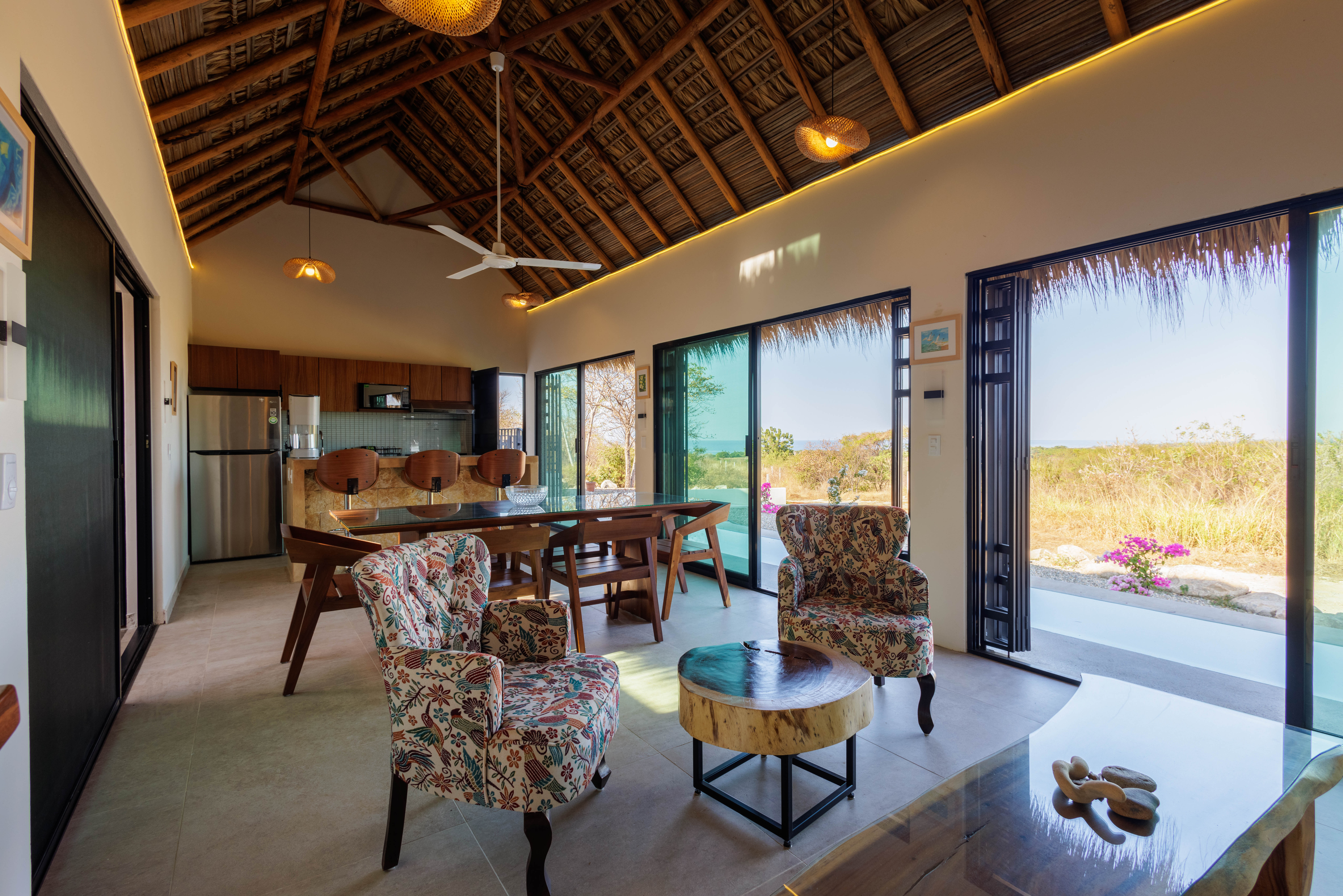 Casa Alice | Oceanview eco villa with pool, near several surf spots