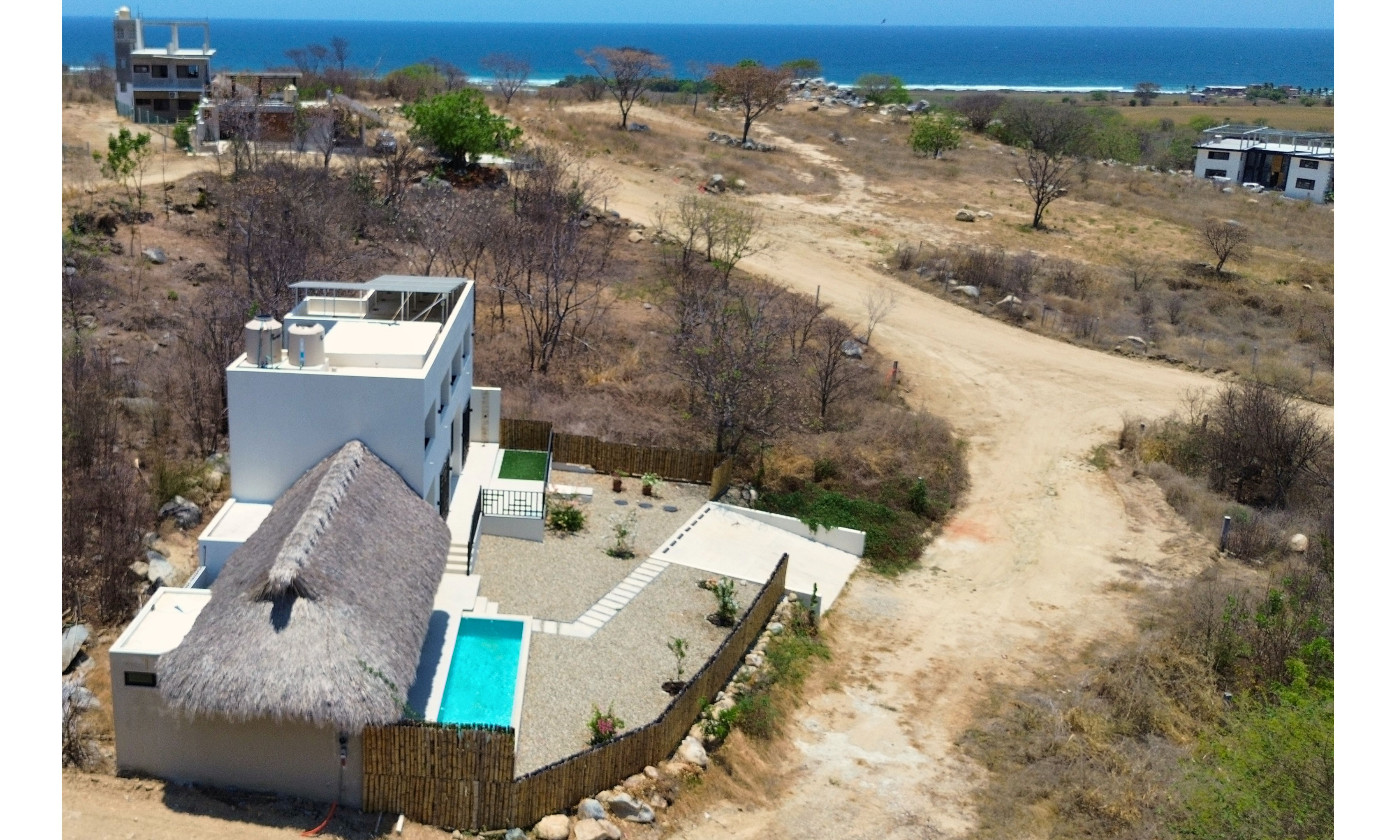 Casa Alice | Oceanview eco villa with pool, near several surf spots